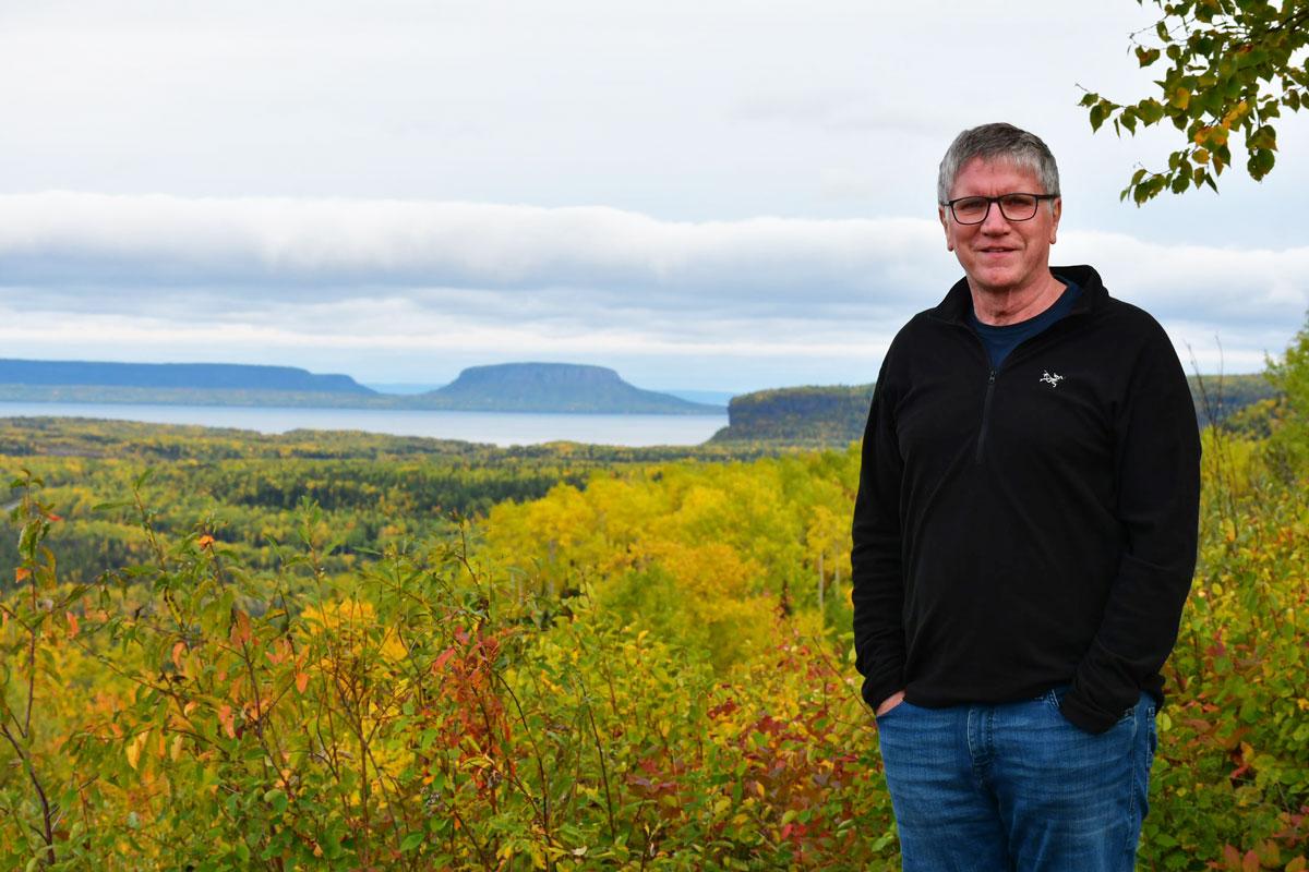 photo of david pitonyak with a scenic outdoor background